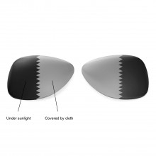 New Walleva Polarized Transition/Photochromic Replacement Lenses for Oakley Dispatch II (OO9150 Series) Sunglasses